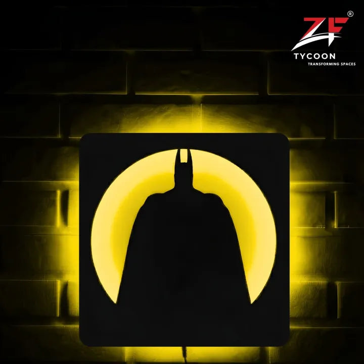 ZF Batman Logo Backlight Lamp lED Wooden 7mm Zrk Imported Sheet
