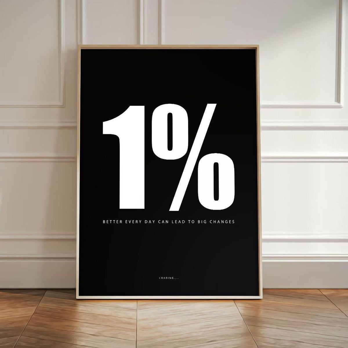 1% Better Every Day | Wall Art