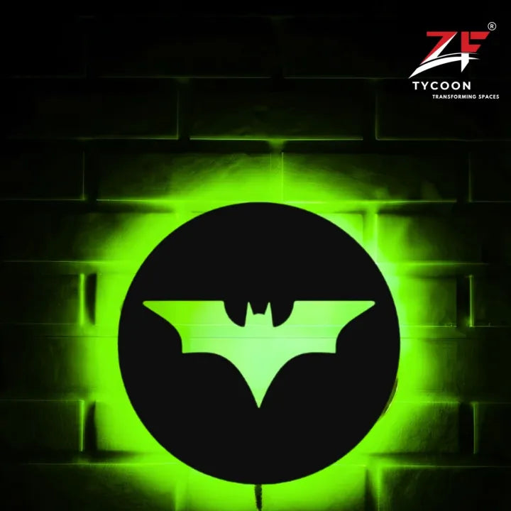 ZF Custom Batman Man Wooden 7mm Thickness Imported Sheet LED