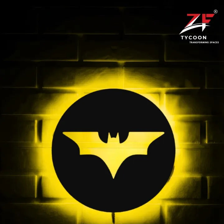 ZF Custom Batman Man Wooden 7mm Thickness Imported Sheet LED