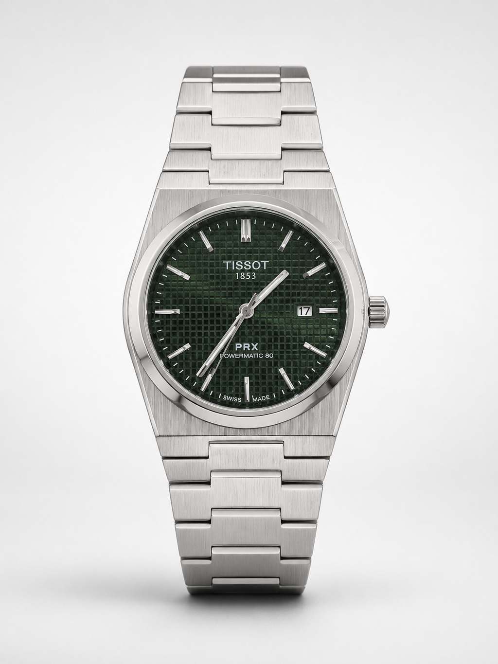 Tissot PRX 1853 silver chain strap