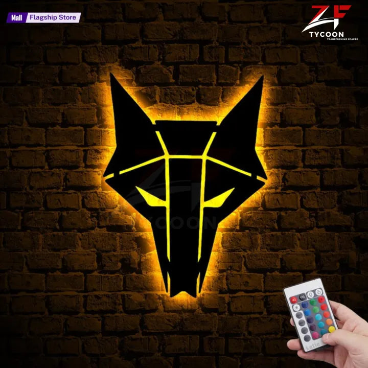 ZF Red Rising Howler Logo led neon wood Wall sign,Howler Legion.