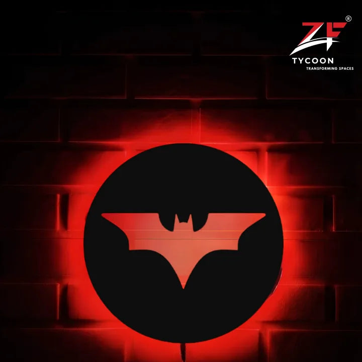 ZF Custom Batman Man Wooden 7mm Thickness Imported Sheet LED