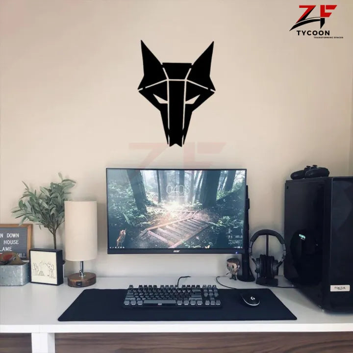 ZF Red Rising Howler Logo led neon wood Wall sign,Howler Legion.