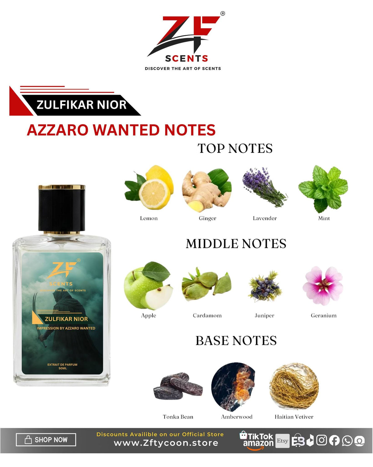 Zulfikar Noir Inspired by Azzaro Wanted