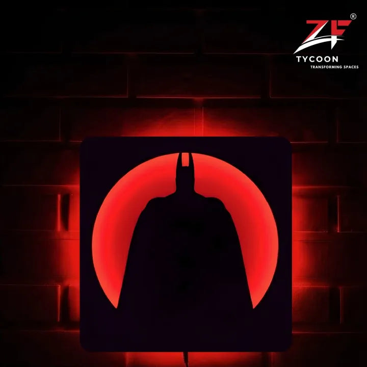 ZF Batman Logo Backlight Lamp lED Wooden 7mm Zrk Imported Sheet