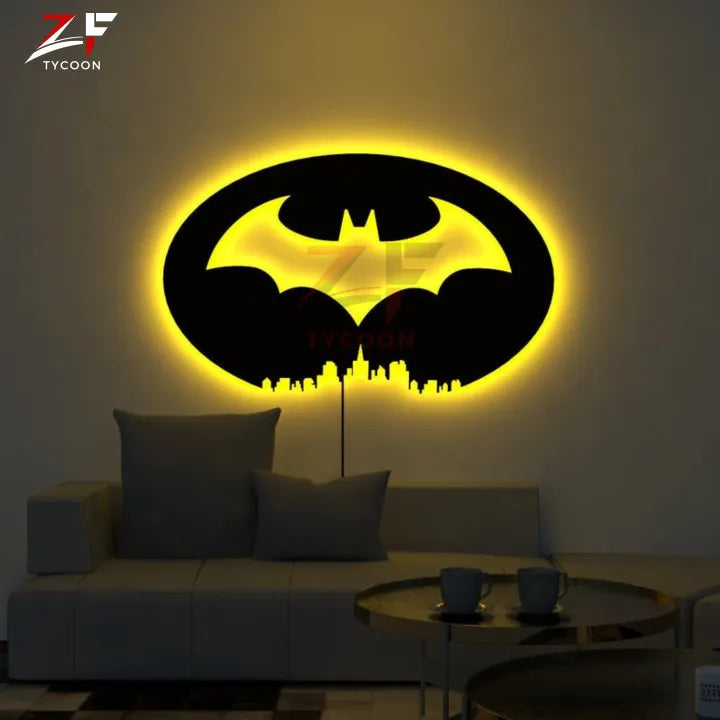 ZF Bat Gotham Inspired Batman LED Wall Decor