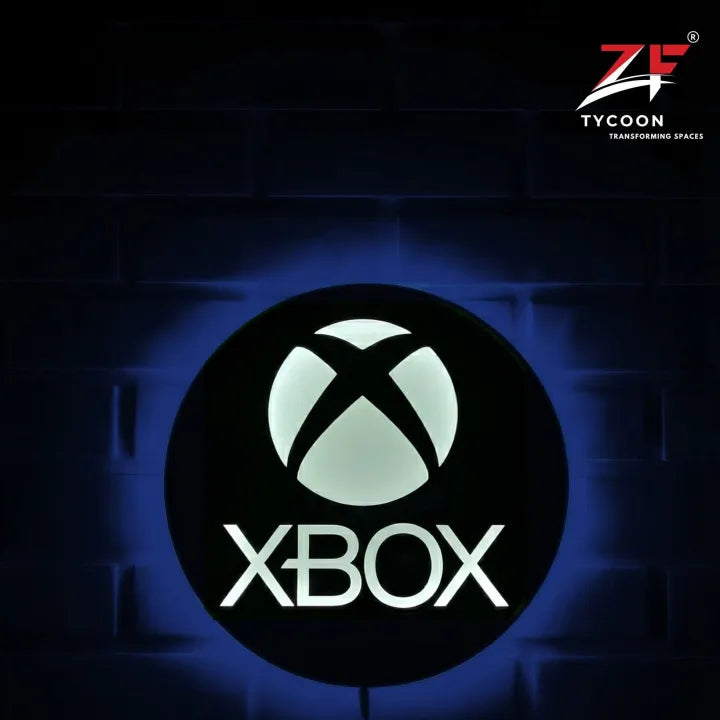 ZF X-BOX Logo Backlight Lamp lED Wooden 7mm Zrk Imported Sheet