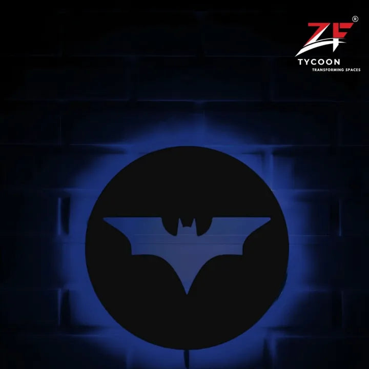 ZF Custom Batman Man Wooden 7mm Thickness Imported Sheet LED