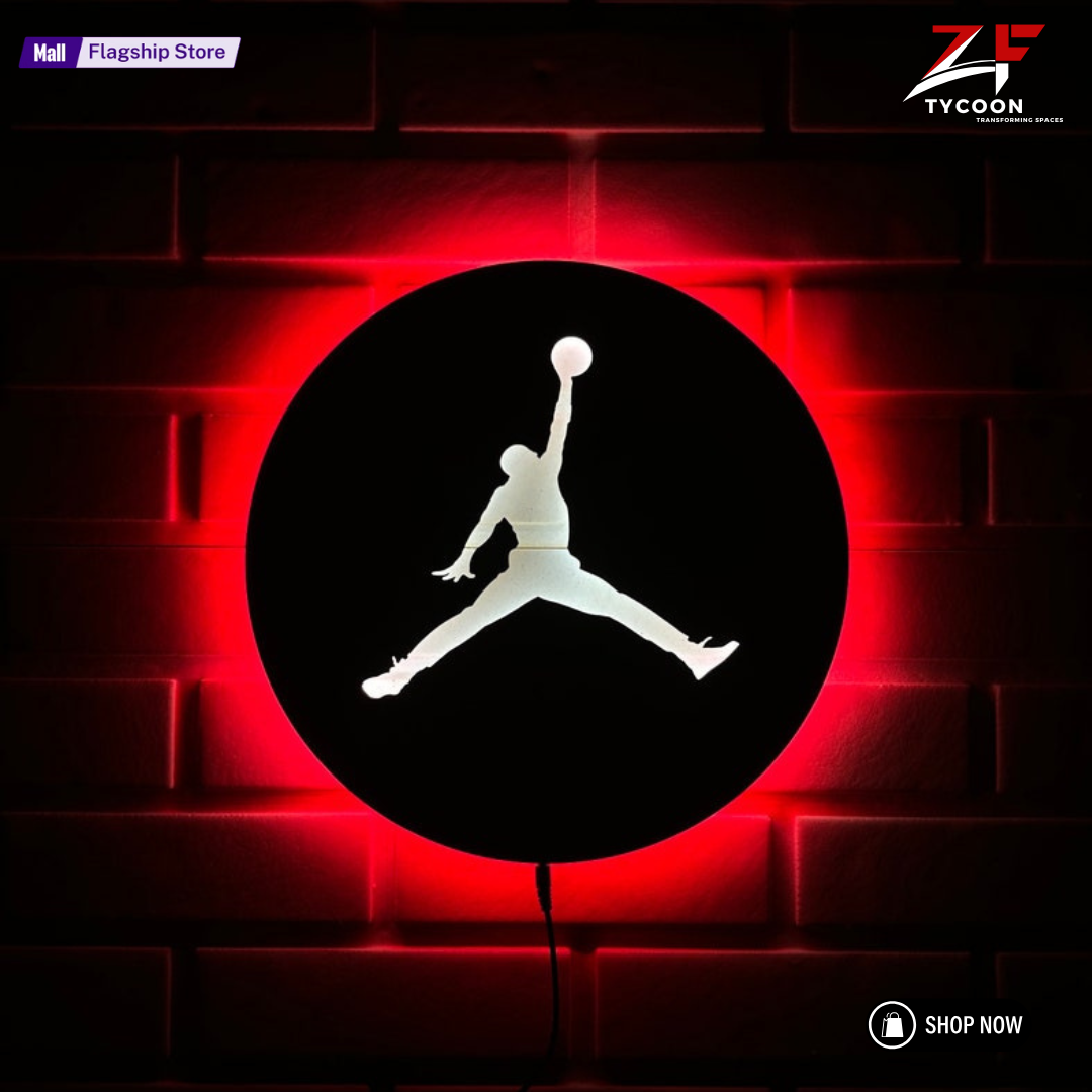 ZF Michael Jordan Jumpman Round Wooden 7mm thickness Imported ZRK