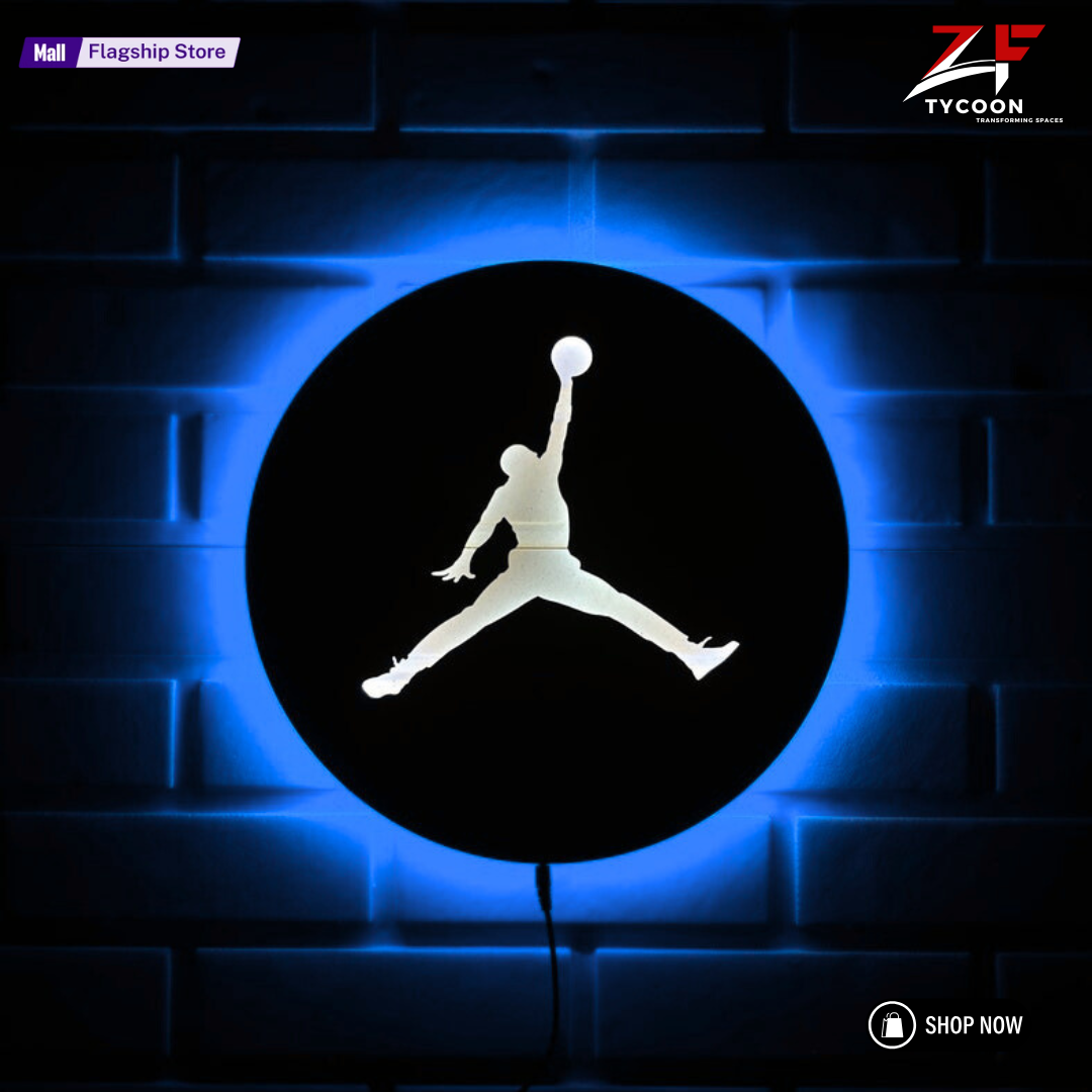 ZF Michael Jordan Jumpman Round Wooden 7mm thickness Imported ZRK