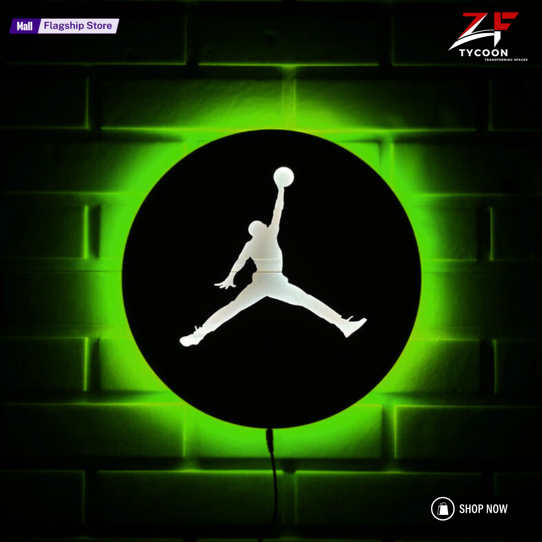 ZF Michael Jordan Jumpman Round Wooden 7mm thickness Imported ZRK