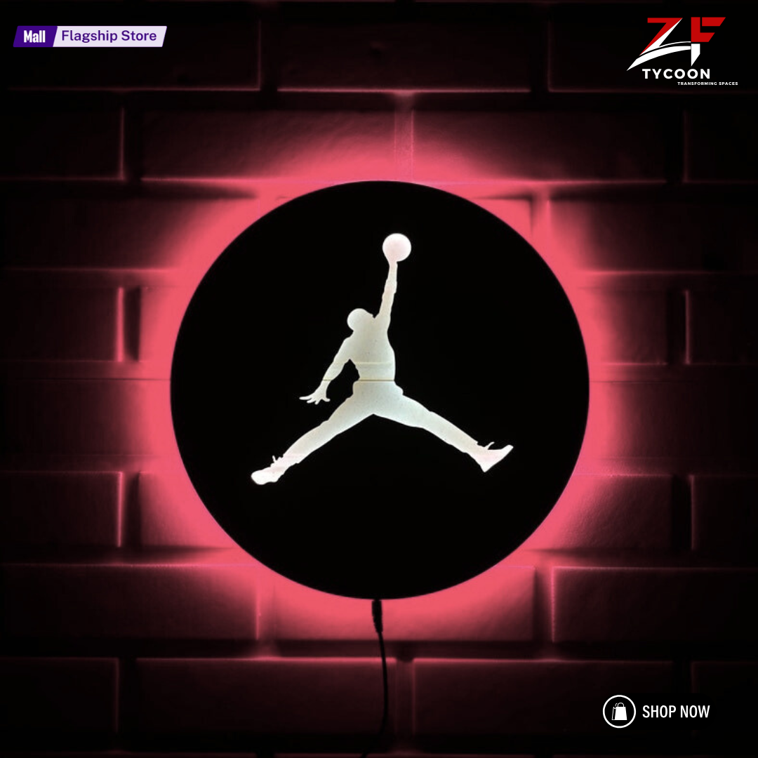 ZF Michael Jordan Jumpman Round Wooden 7mm thickness Imported ZRK
