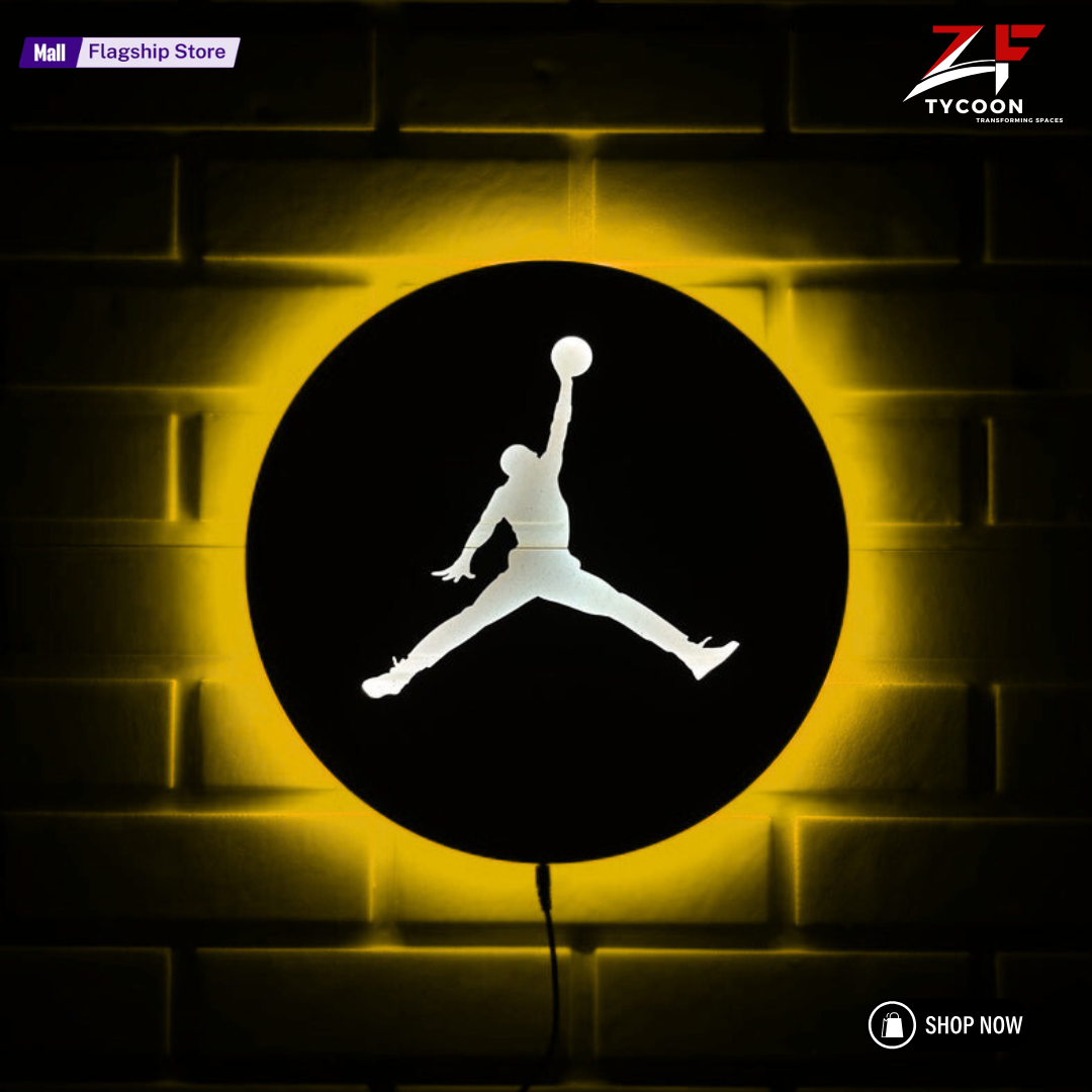 ZF Michael Jordan Jumpman Round Wooden 7mm thickness Imported ZRK
