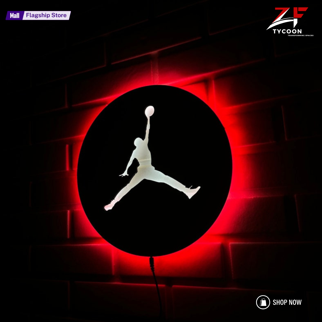 ZF Michael Jordan Jumpman Round Wooden 7mm thickness Imported ZRK