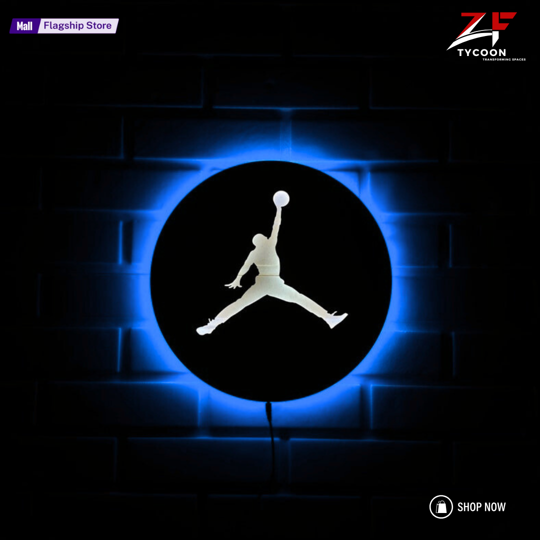 ZF Michael Jordan Jumpman Round Wooden 7mm thickness Imported ZRK