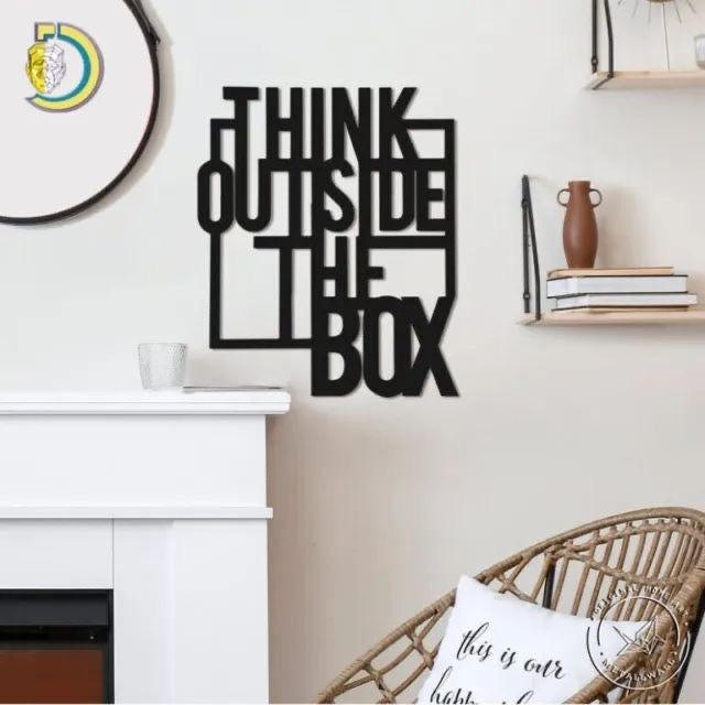 Think Outside The Box 2 | Wall Art | Motivational