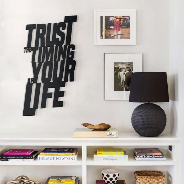 Trust The Timing of Your Life | Wall Art | Motivational