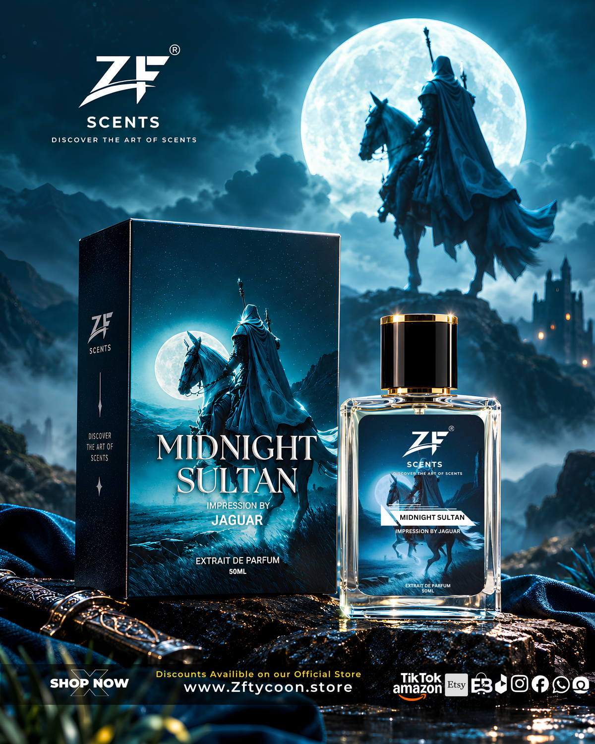 Midnight Sultan  – Impression by Jaguar 50ml