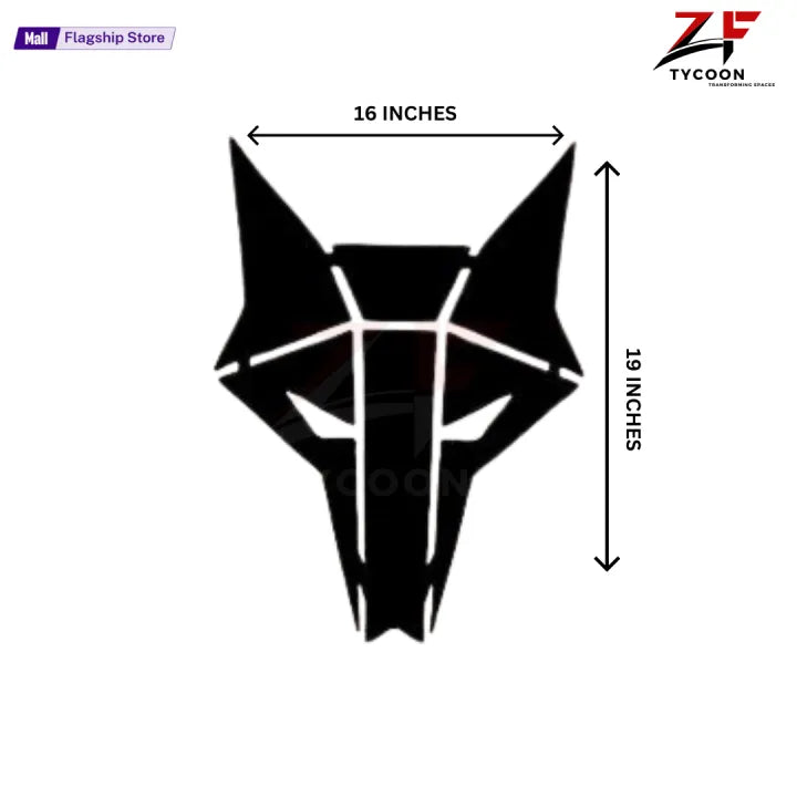 ZF Red Rising Howler Logo led neon wood Wall sign,Howler Legion.