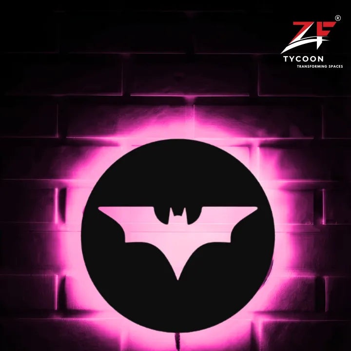 ZF Custom Batman Man Wooden 7mm Thickness Imported Sheet LED