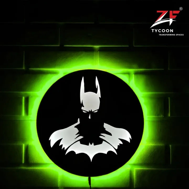 ZF BatmanLogo Backlight Lamp lED Wooden 7mm Zrk Imported Sheet