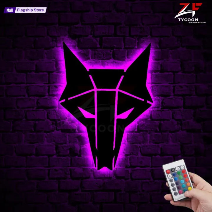 ZF Red Rising Howler Logo led neon wood Wall sign,Howler Legion.