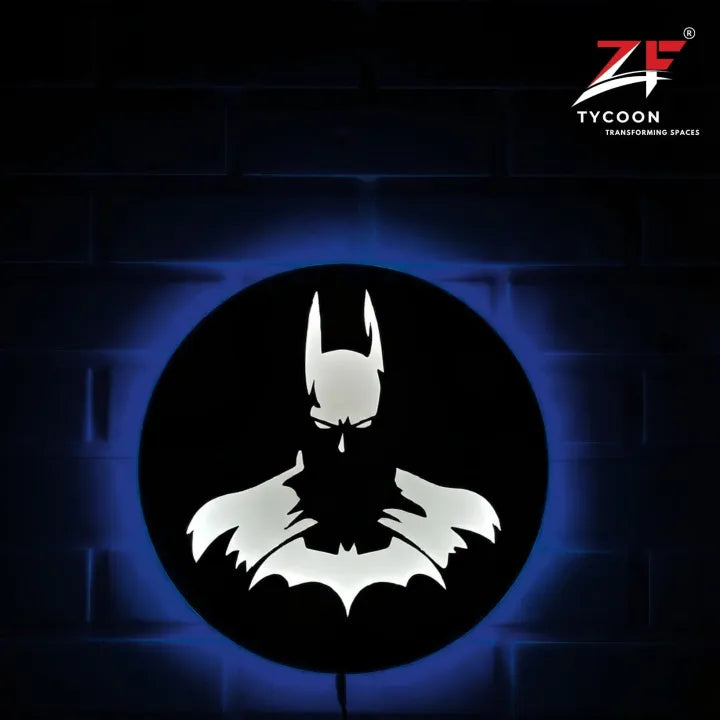 ZF BatmanLogo Backlight Lamp lED Wooden 7mm Zrk Imported Sheet