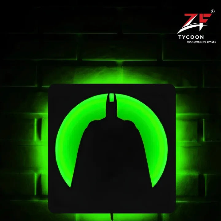 ZF Batman Logo Backlight Lamp lED Wooden 7mm Zrk Imported Sheet