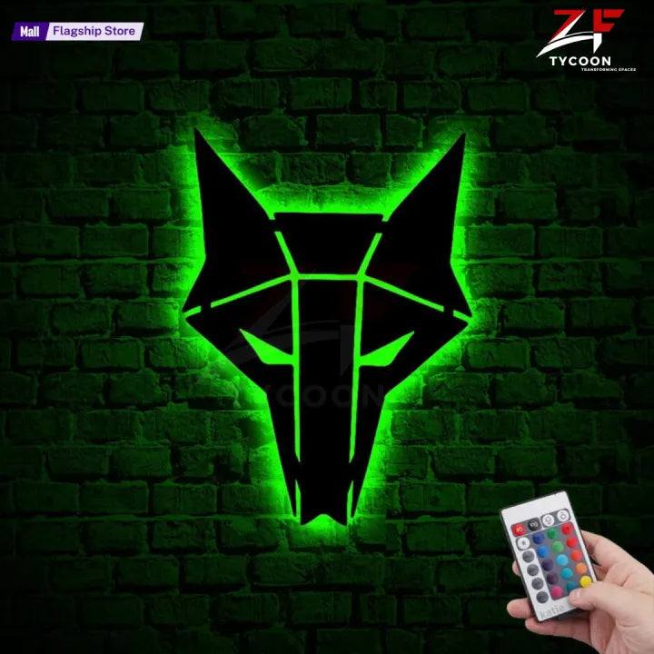 ZF Red Rising Howler Logo led neon wood Wall sign,Howler Legion.