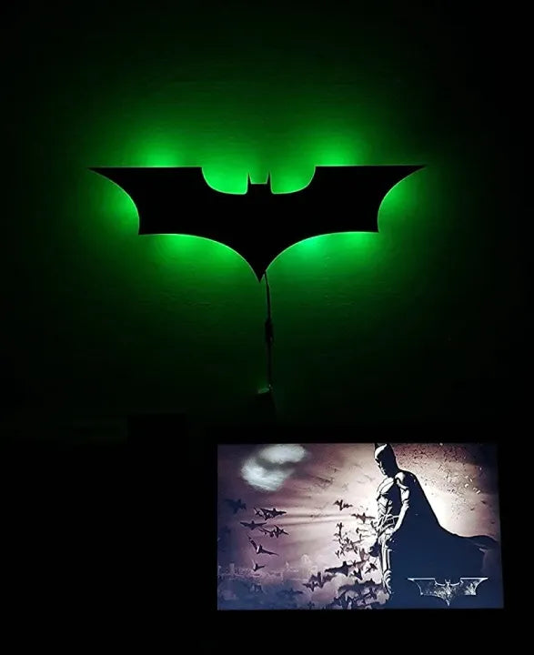 ZF 3D Batman Led Wall Lamp Wooden ZRK 7mm Thickness