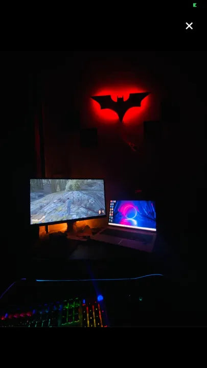 ZF 3D Batman Led Wall Lamp Wooden ZRK 7mm Thickness